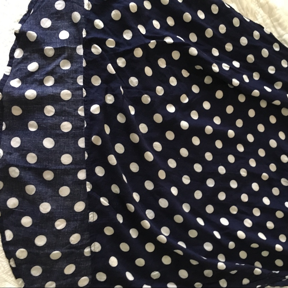 Retro polka dot high low dress sz small - Picture 2 of 5